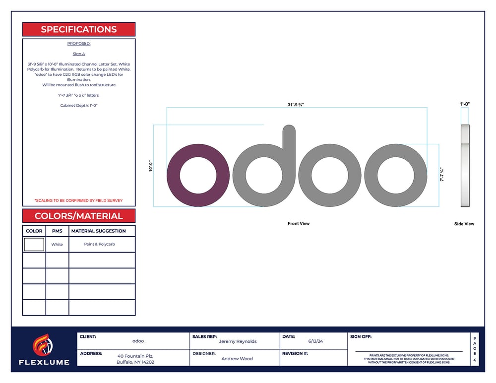 Odoo - Custom Channel Letter Set Design