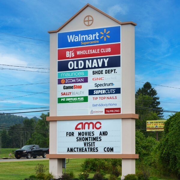 Olean Plaza - Pylon Sign