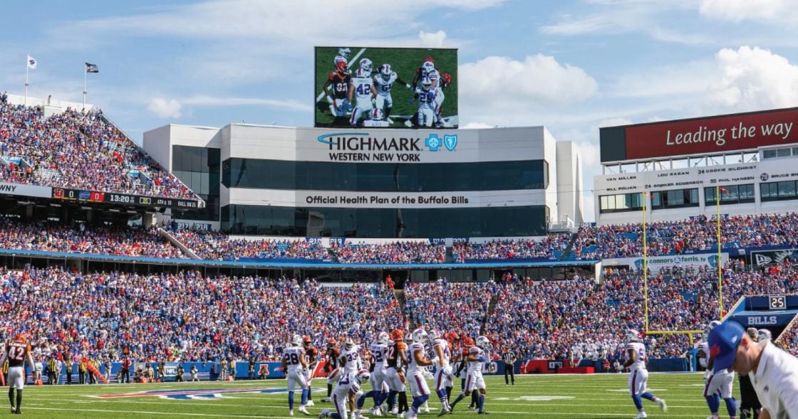 Buffalo Bills Highmark Stadium 8 x 10 Framed Football Photo