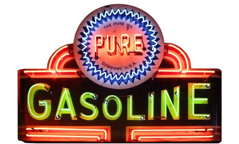 Pure-Gasoline-Sign-by-Flexlume-2